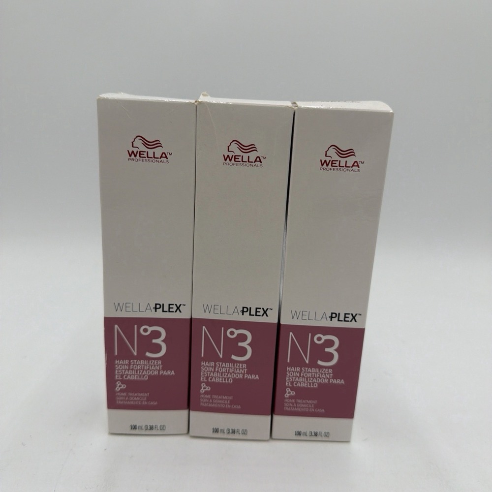 Wella WELLAPLEX No 3 HAIR STABILIZER Home Treatment 3.38 oz NIB Lot Of 3